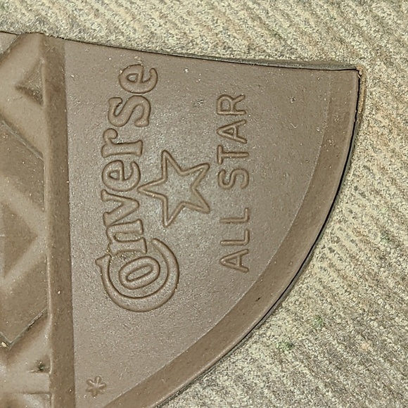 Converse All StarShoes sz. 8.5 (#740) gold and white Polka dots - Picture 9 of 13